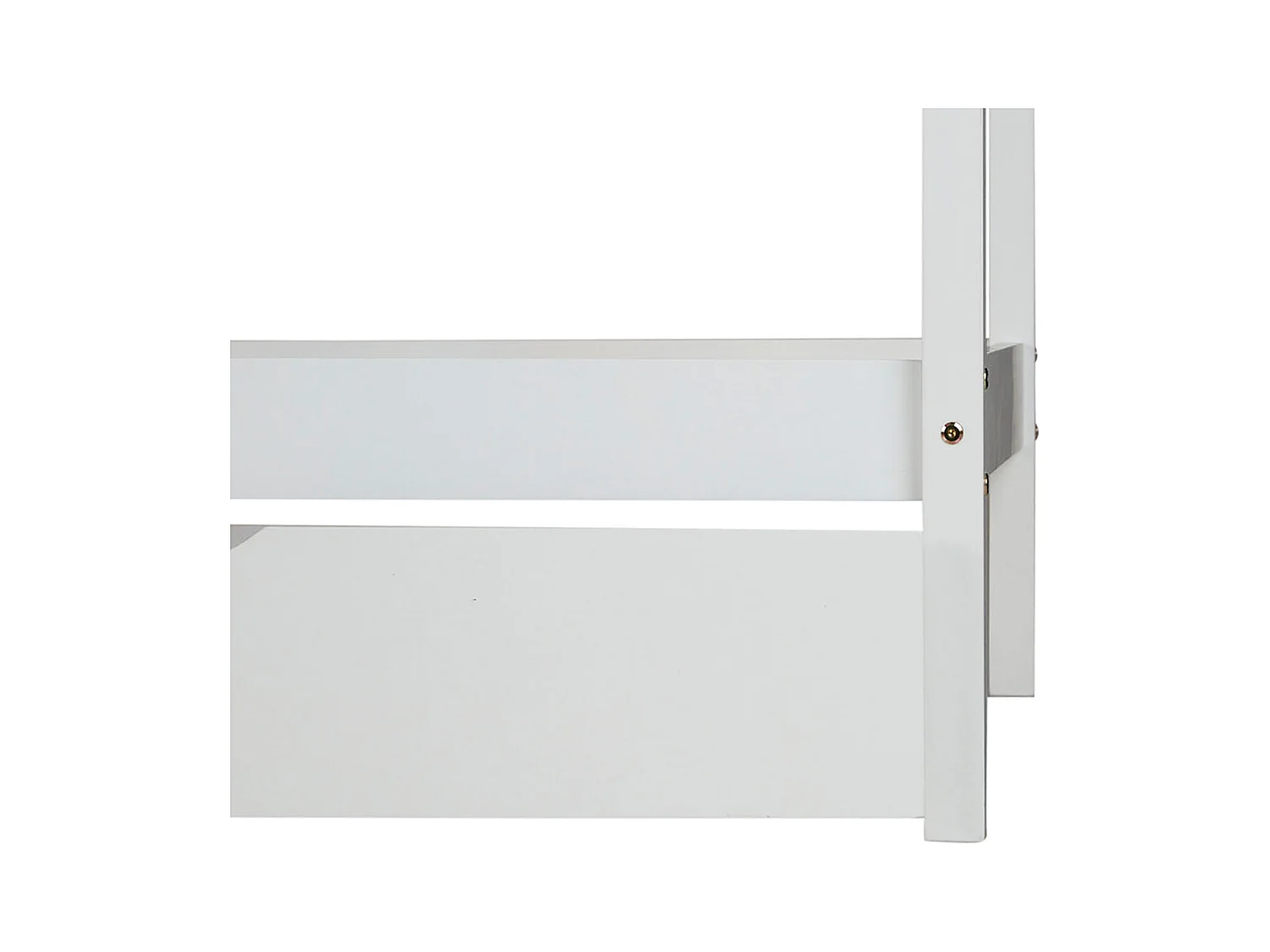 Kinderbed 90x200 cm wit Huis Bedframe voor kinderen met laden