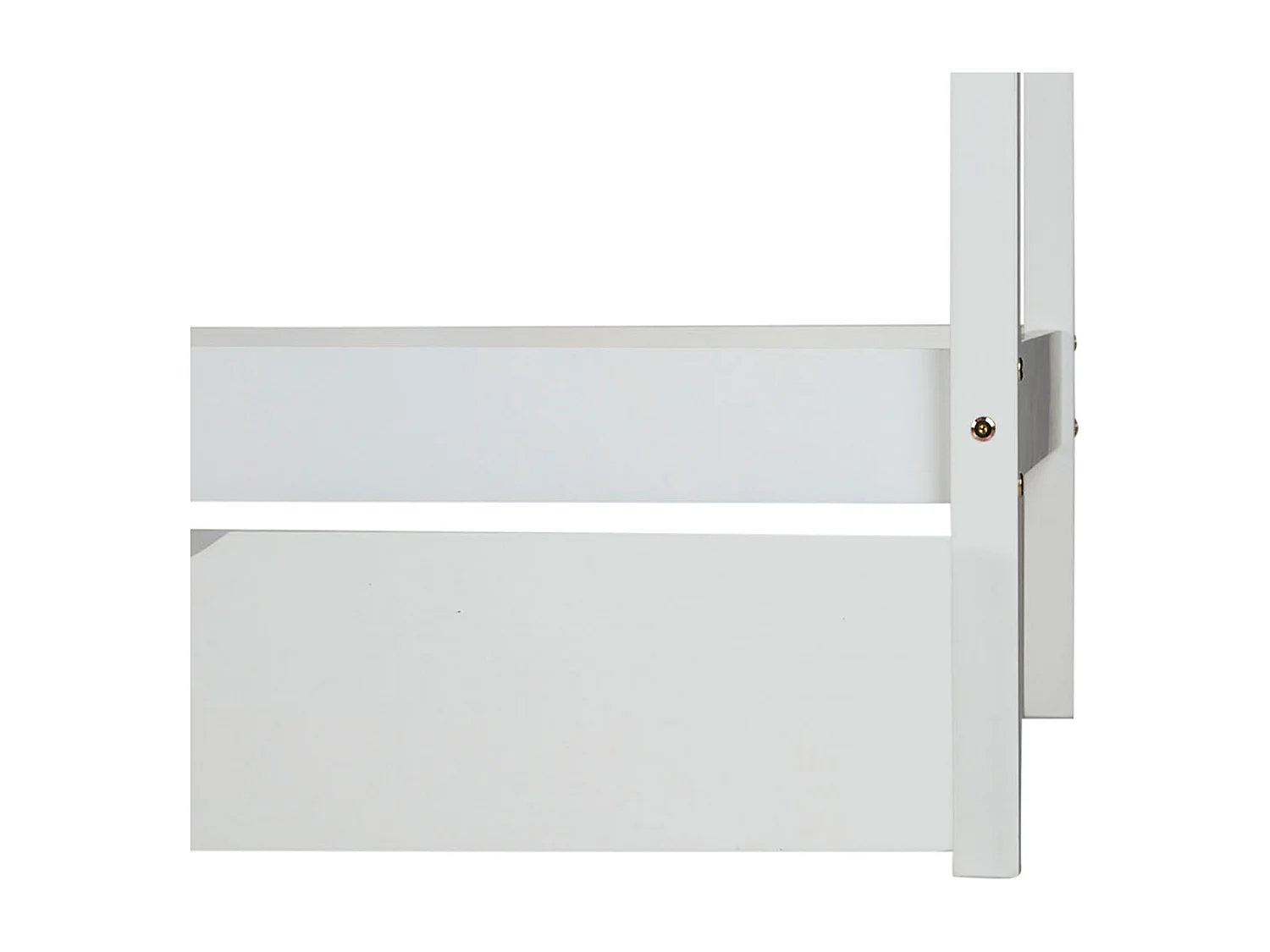 Lit pour enfants 90x200 cm blanc Cadre de lit Maison pour enfants avec tiroirs