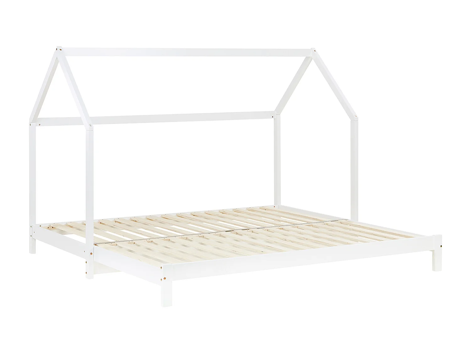 Lit pour enfants 90x200 cm blanc Lit Maison Lit Cabane dans les arbres