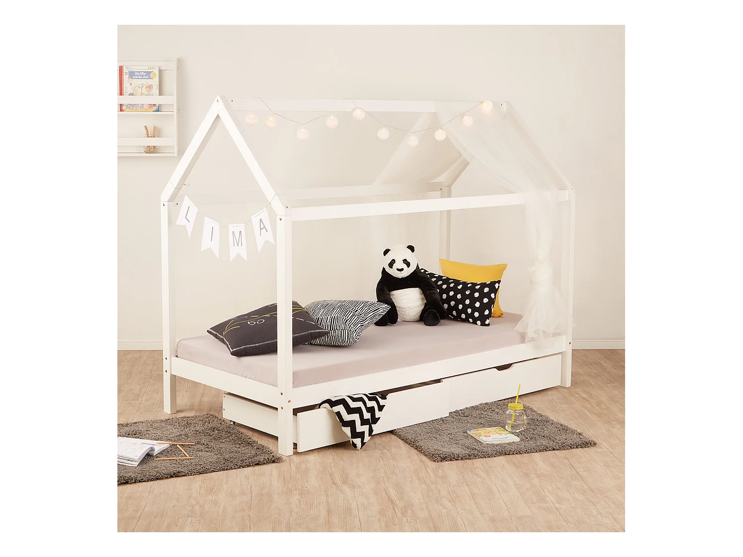 Kinderbed 90x200 cm wit