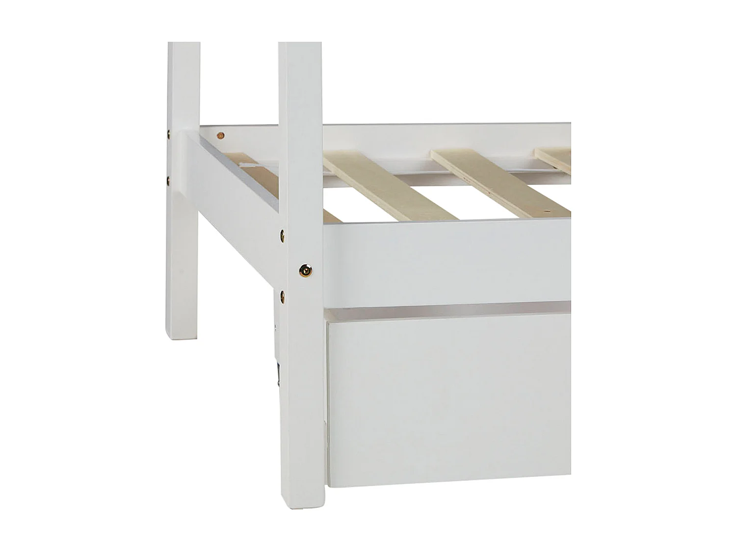 Lit enfant 90x200 cm blanc