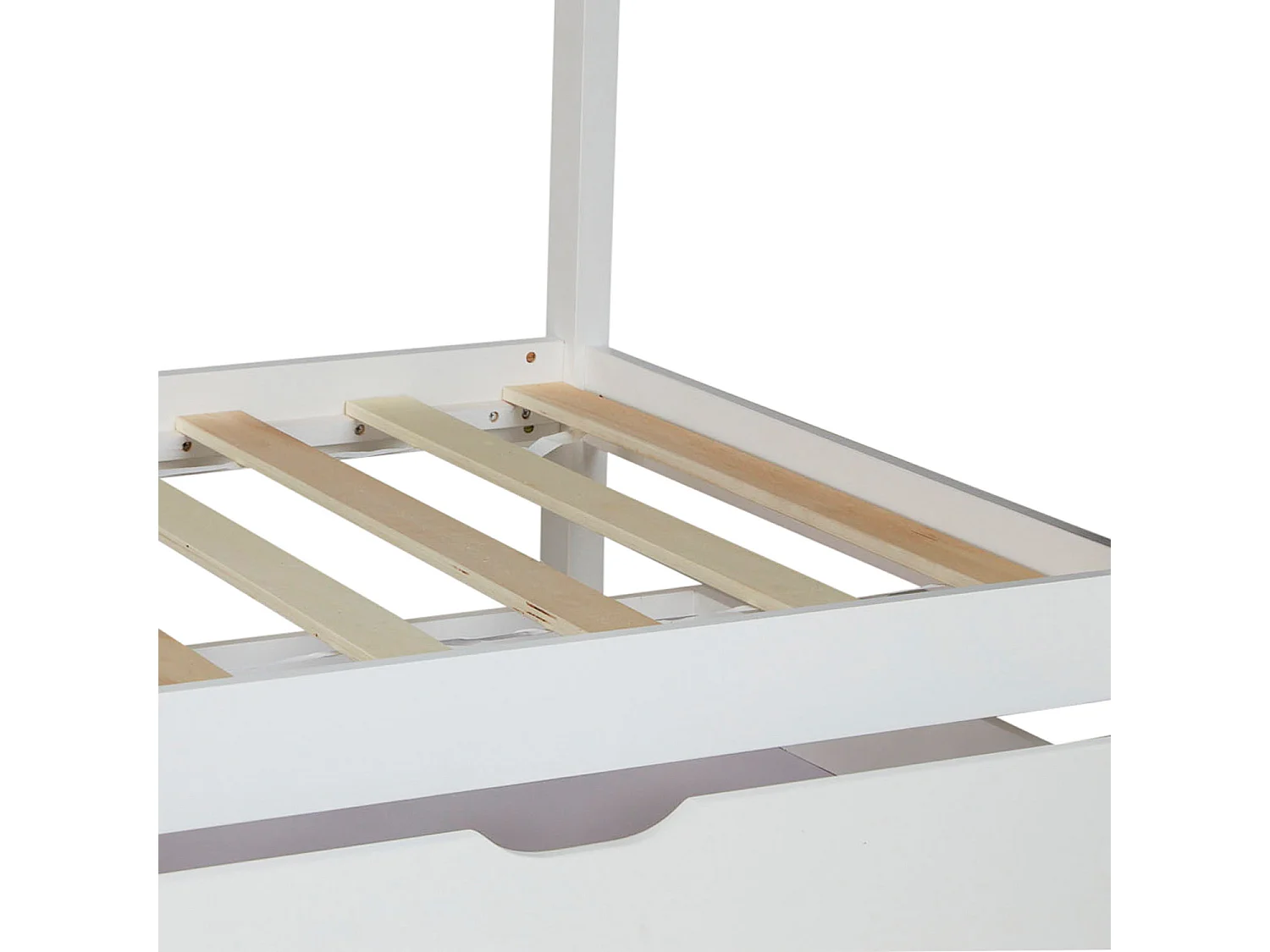 Lit enfant 90x200 cm blanc