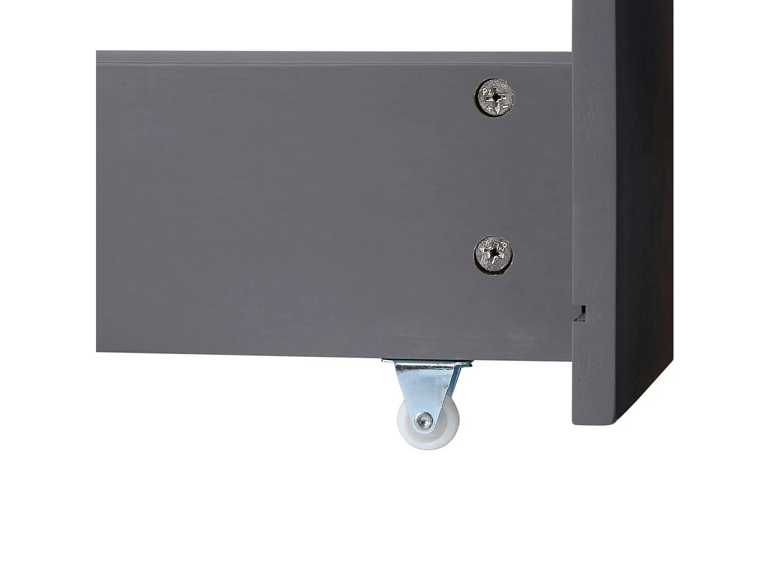 Kinderbett 90x200 cm grau