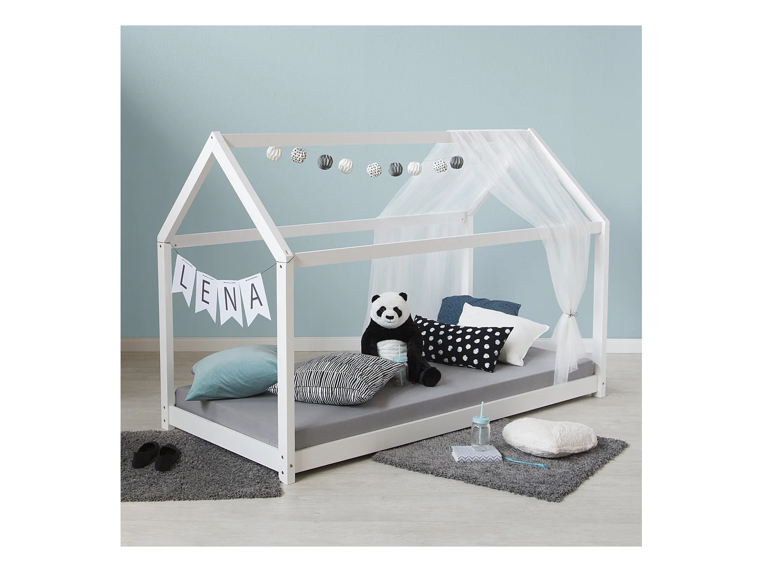 Speelbed 90x200 cm wit