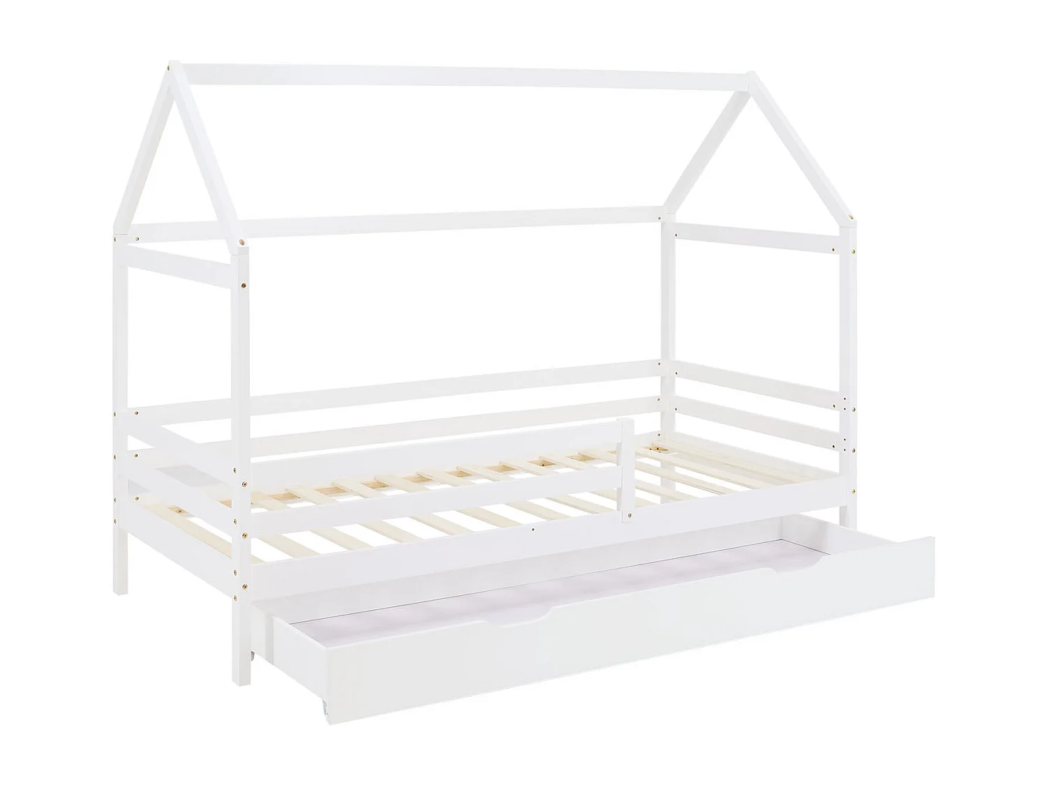 Kinderbett 207x158x97 cm weiß