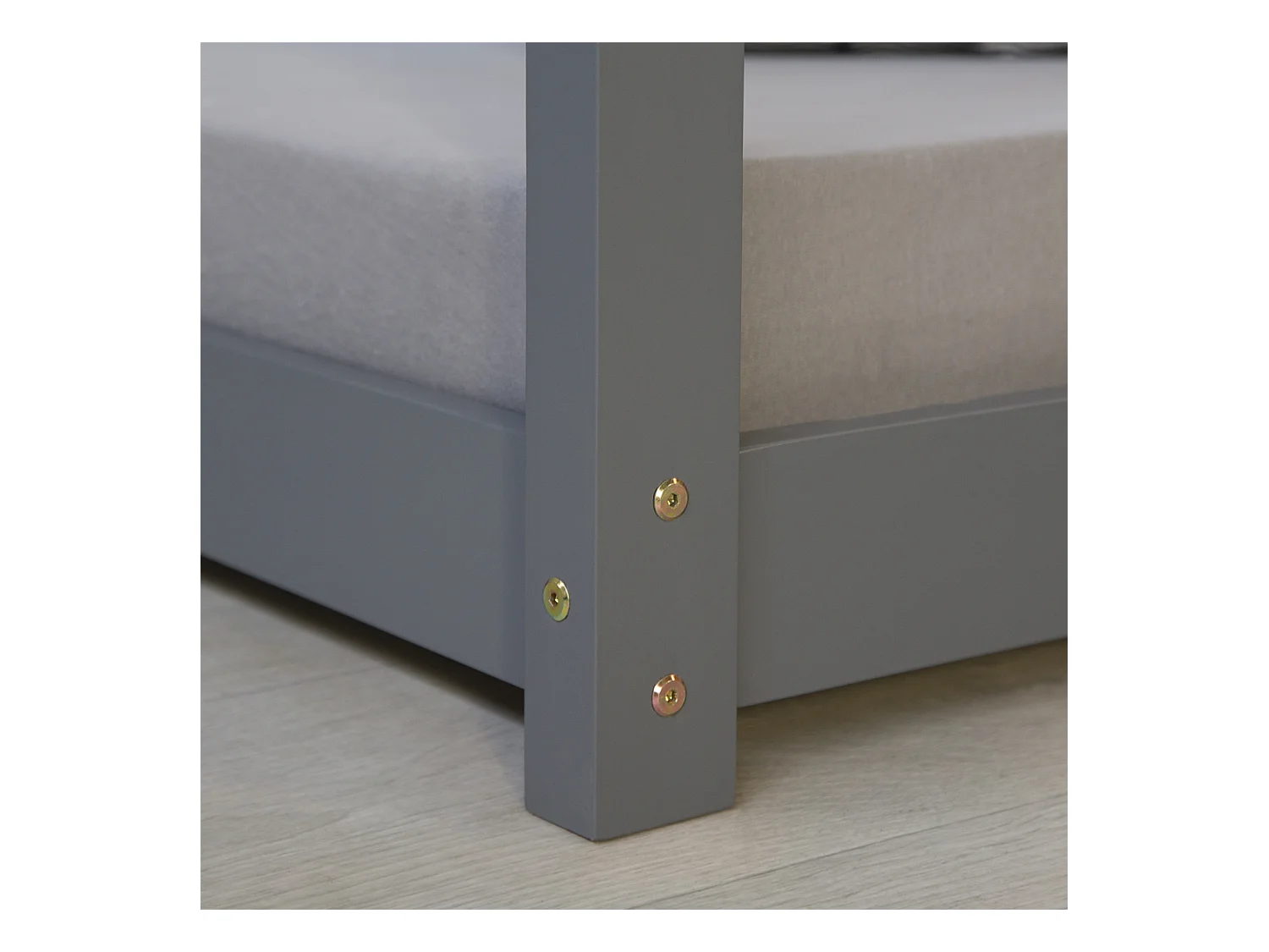 Kinderbed 80x160 cm Grijs Huisbed