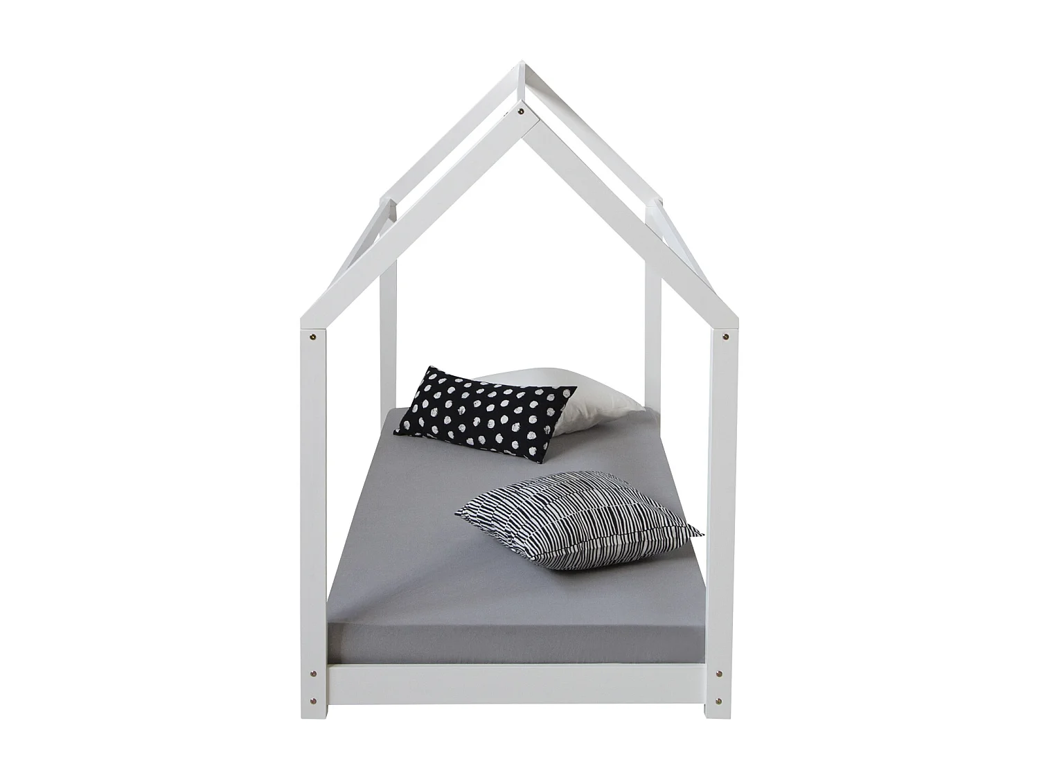 Kinderbett 80x160 cm weiß