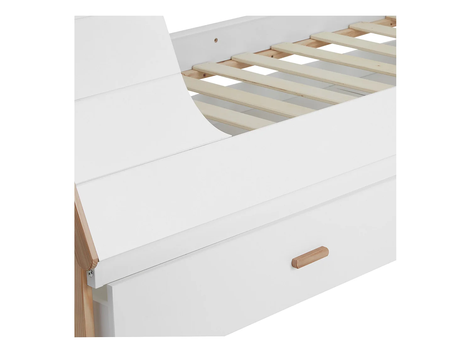 Kinderbed 90x200 cm wit tipi huis bed van hout