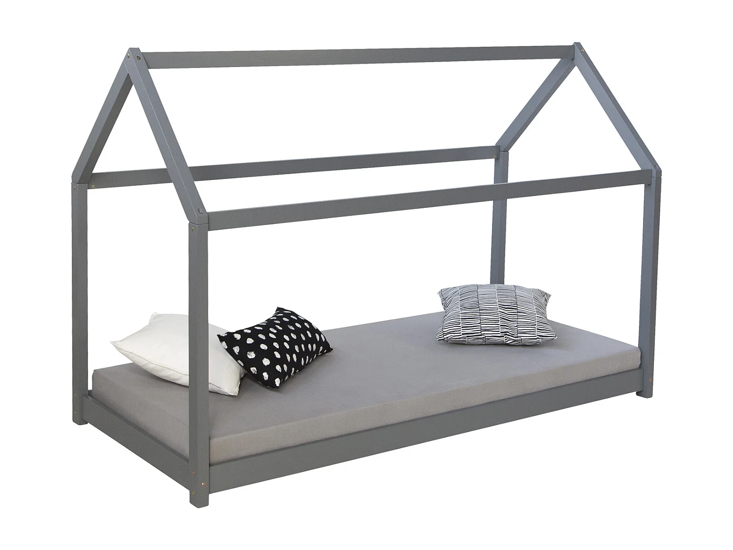 Lit enfant 80x160 cm Gris
