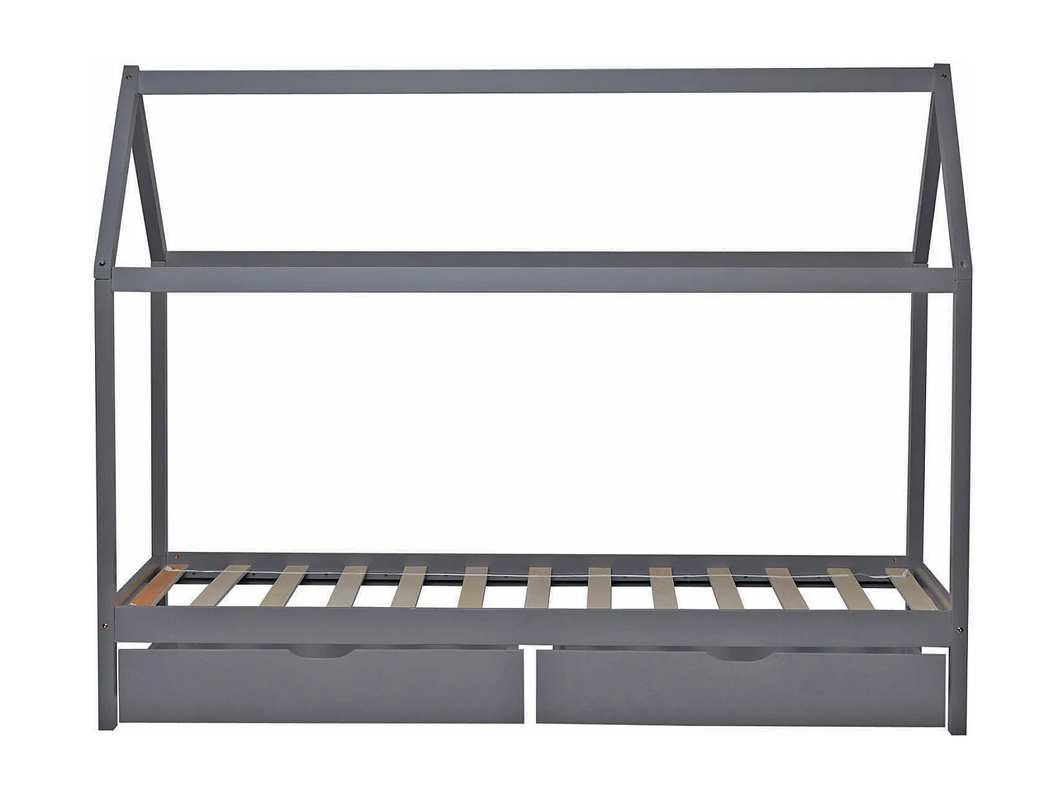 Cadre de lit 90x200 cm gris