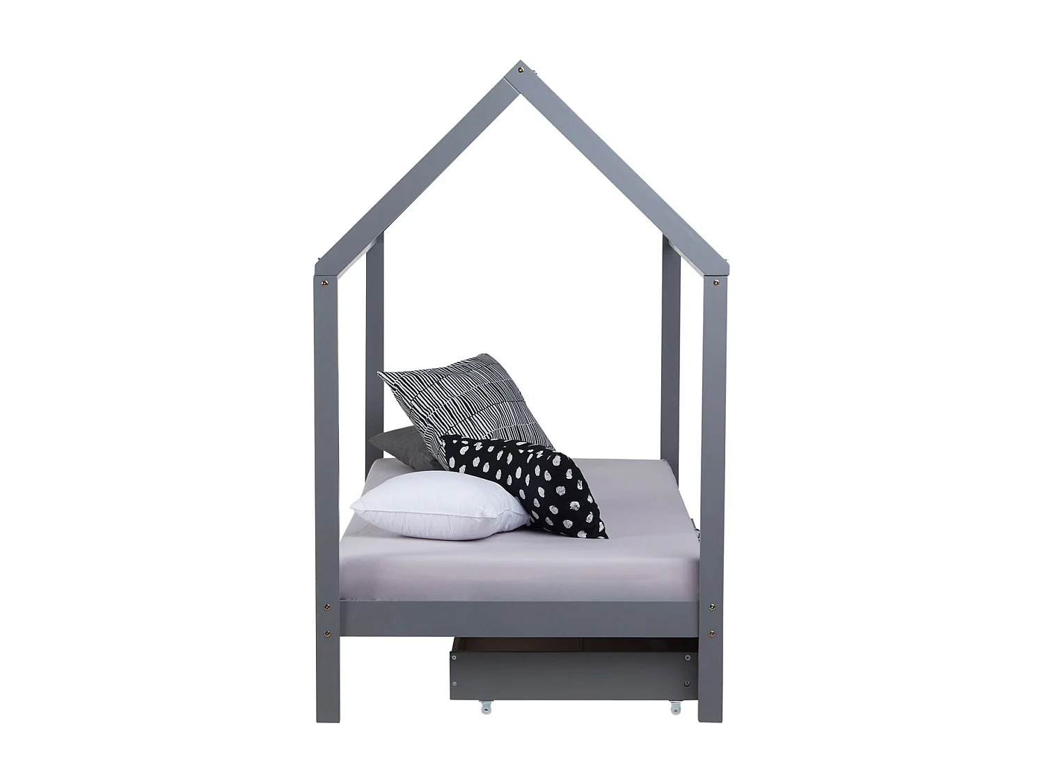 Cadre de lit 90x200 cm gris