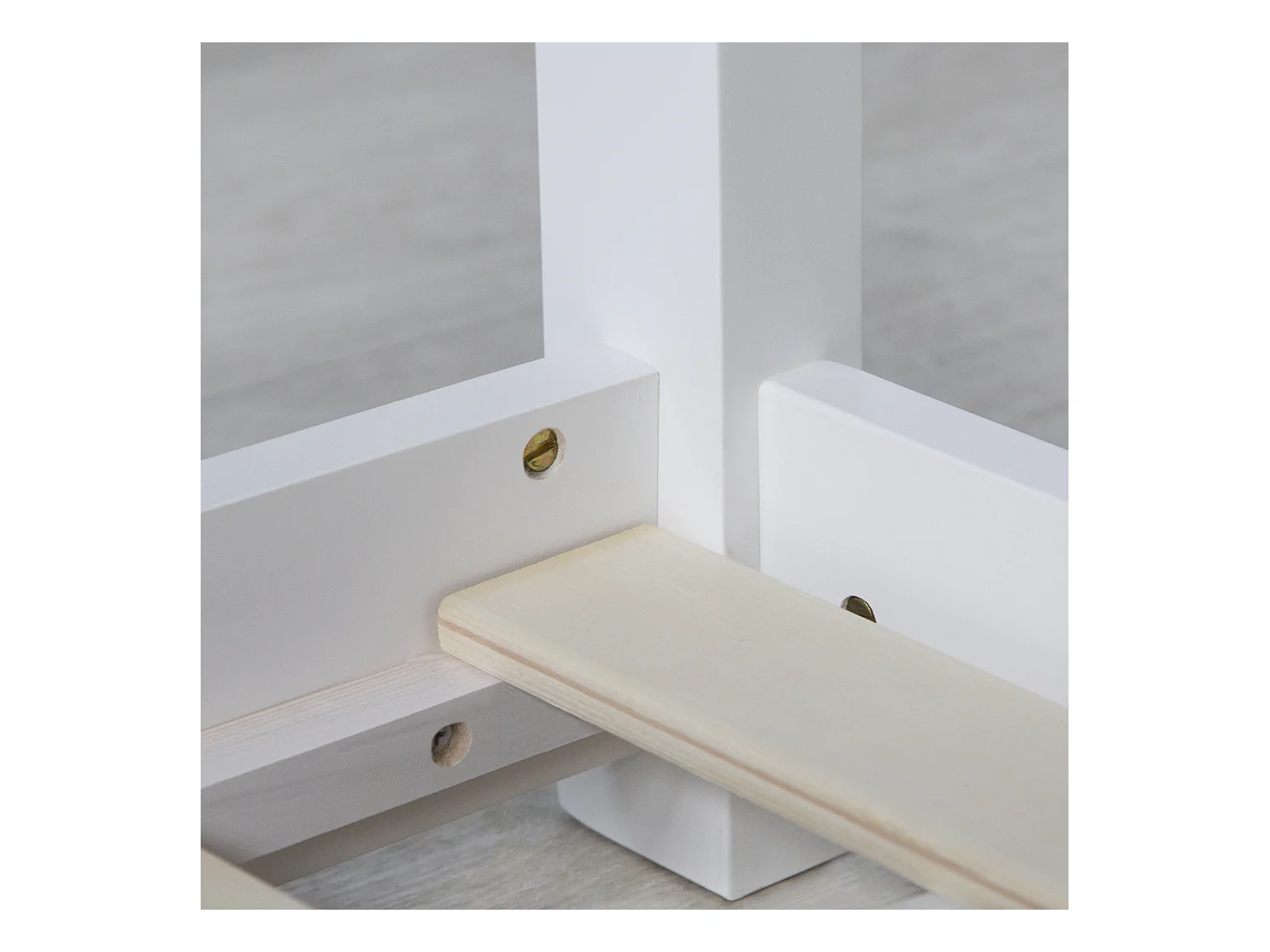 Kinderbett 90x200 cm weiß