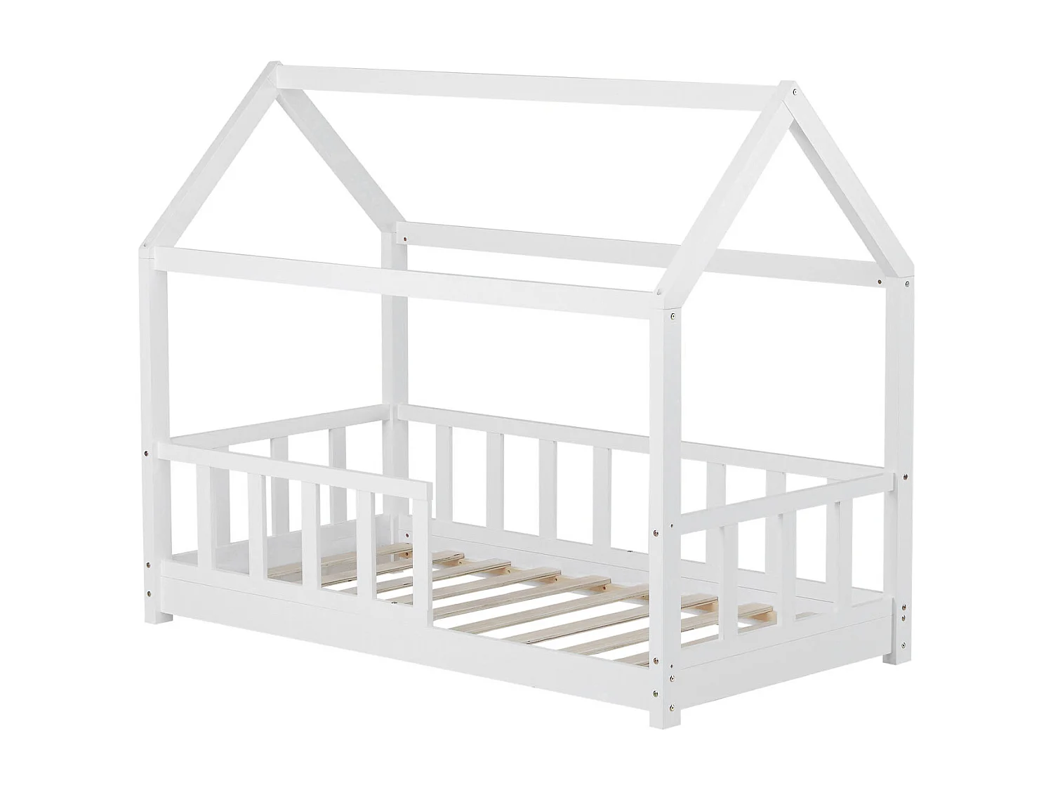 Cama infantil 80x160 cm blanca Montessori