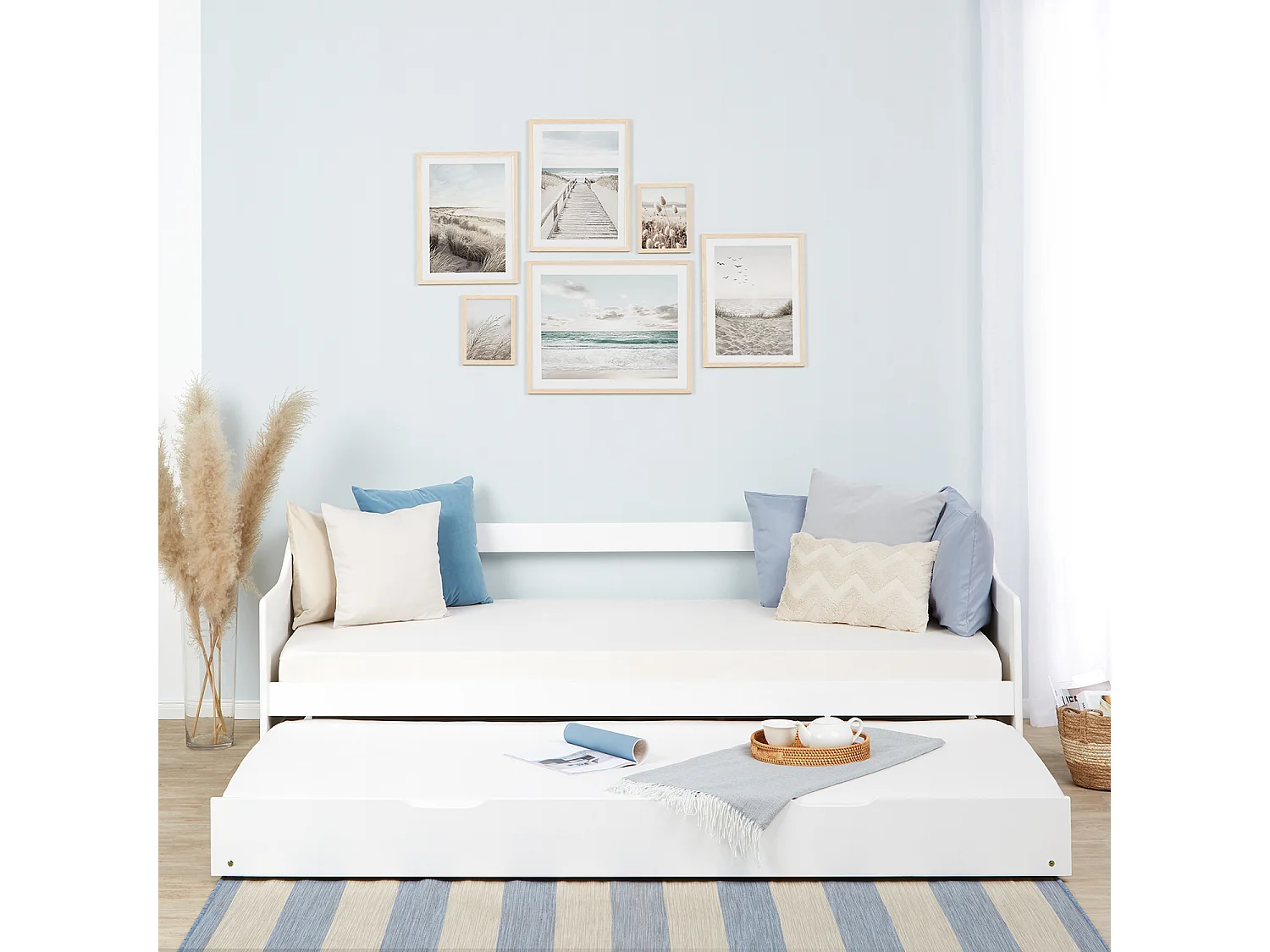 Lit cabine blanc 90x200 cm