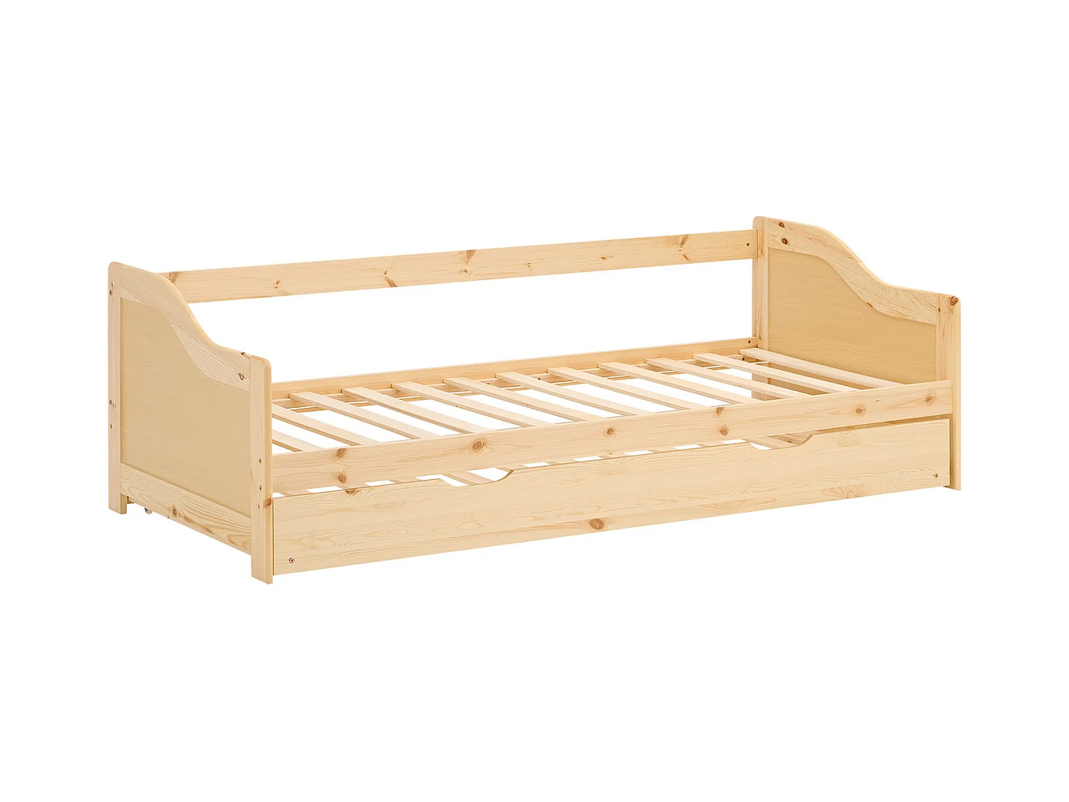 Lit 90x200 cm Naturel