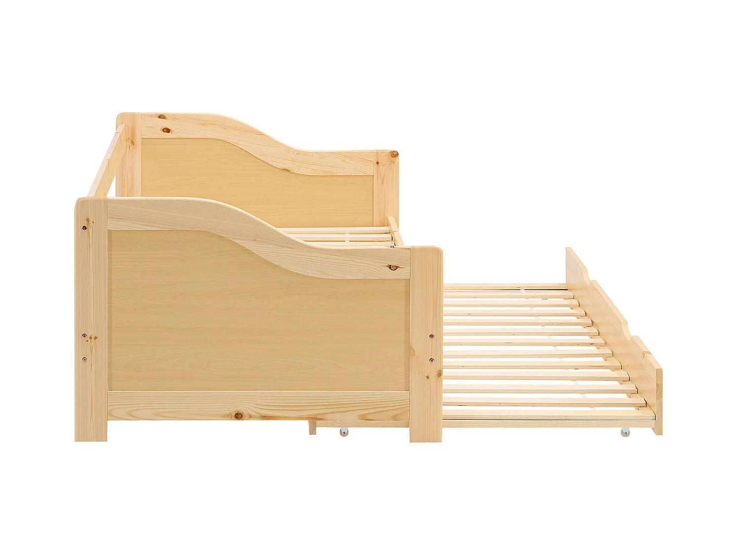 Bett 90x200 cm Natur