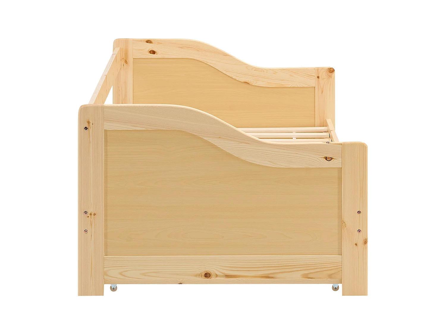 Bett 90x200 cm Natur