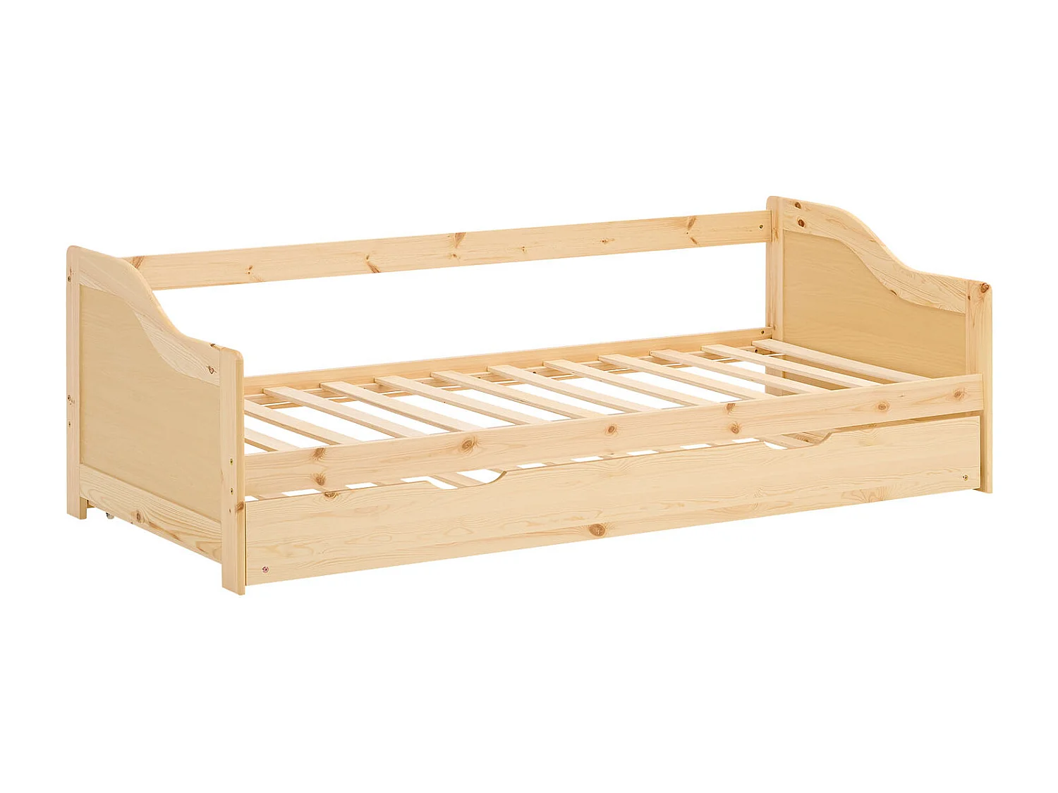 Lit 90x200 cm Naturel