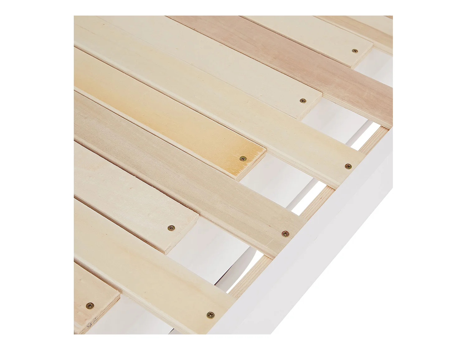 Lit enfant en bois avec tiroir, 90x200 cm, blanc