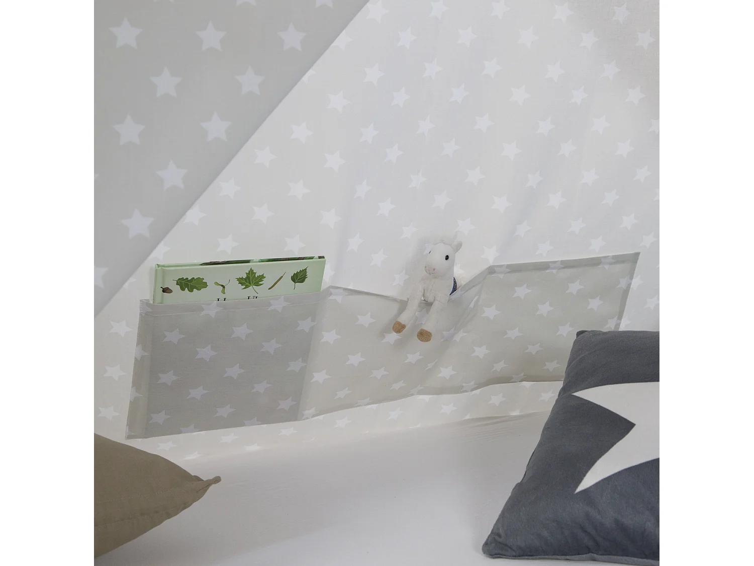 Lit pour enfants 90x200 cm Gris