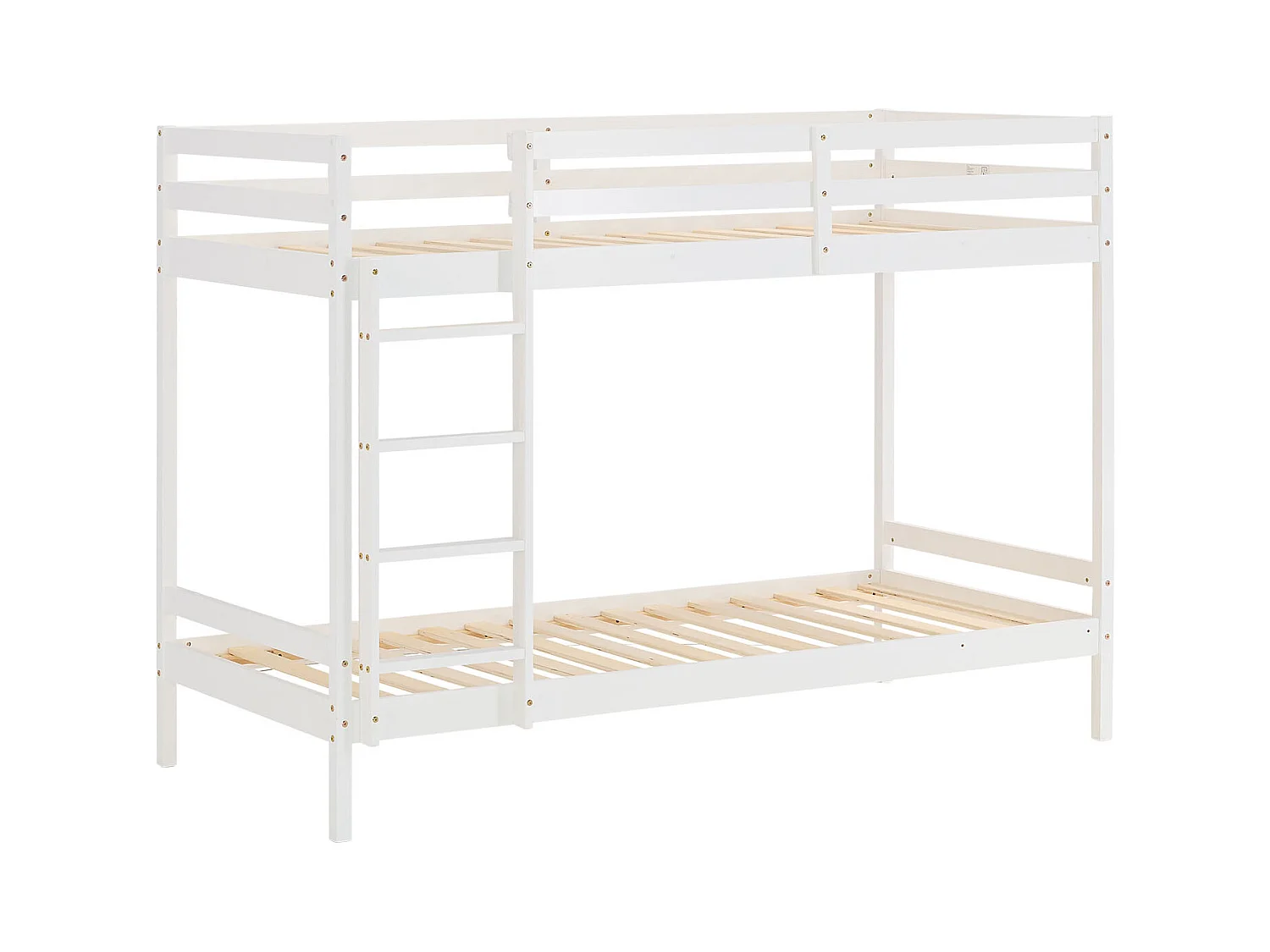 Etagenbett 207x150x97 cm weiß 3FT Holz Kinderbett Hochbett Massiv Kiefer Hochbett