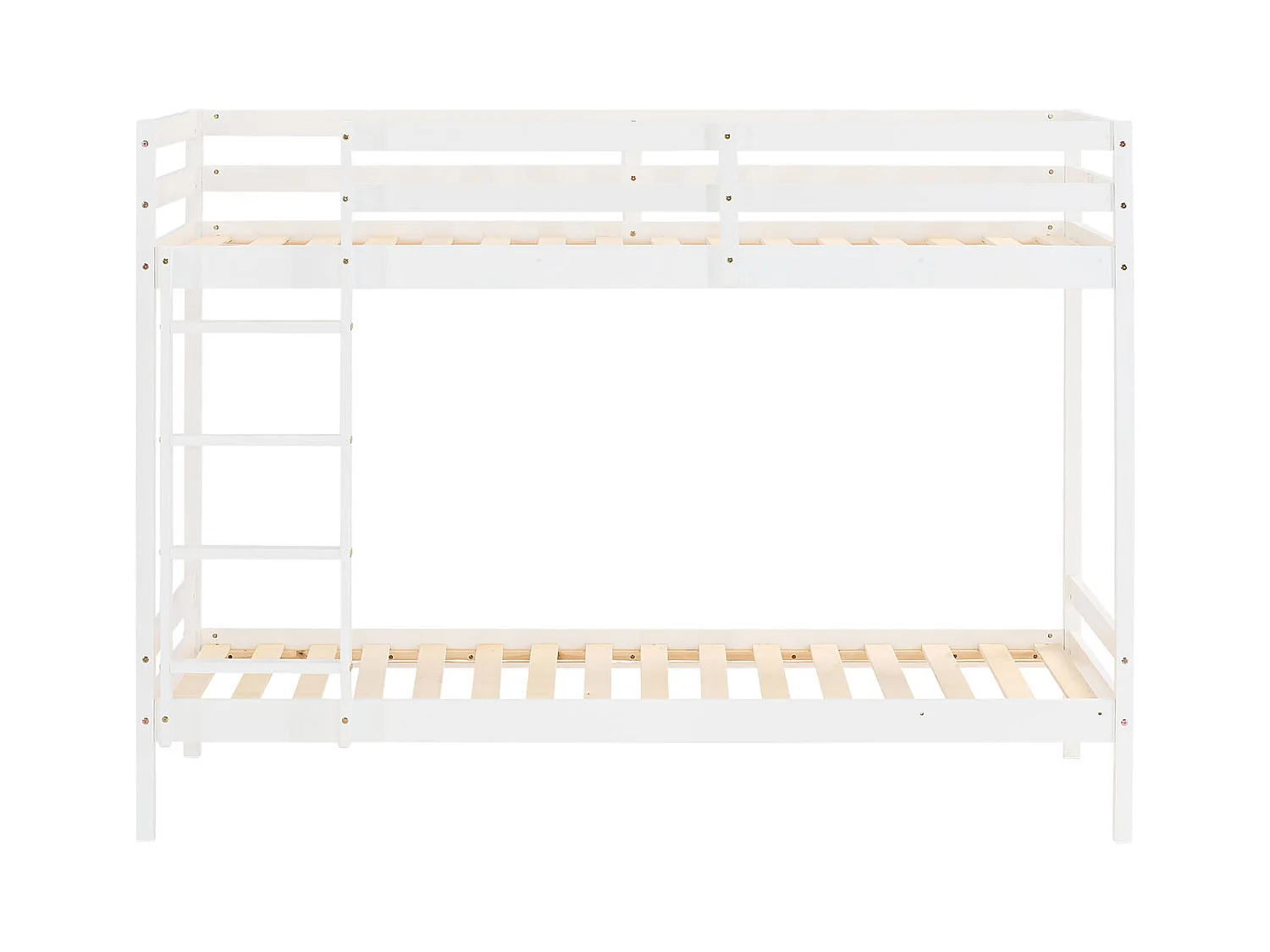 Etagenbett 207x150x97 cm weiß 3FT Holz Kinderbett Hochbett Massiv Kiefer Hochbett