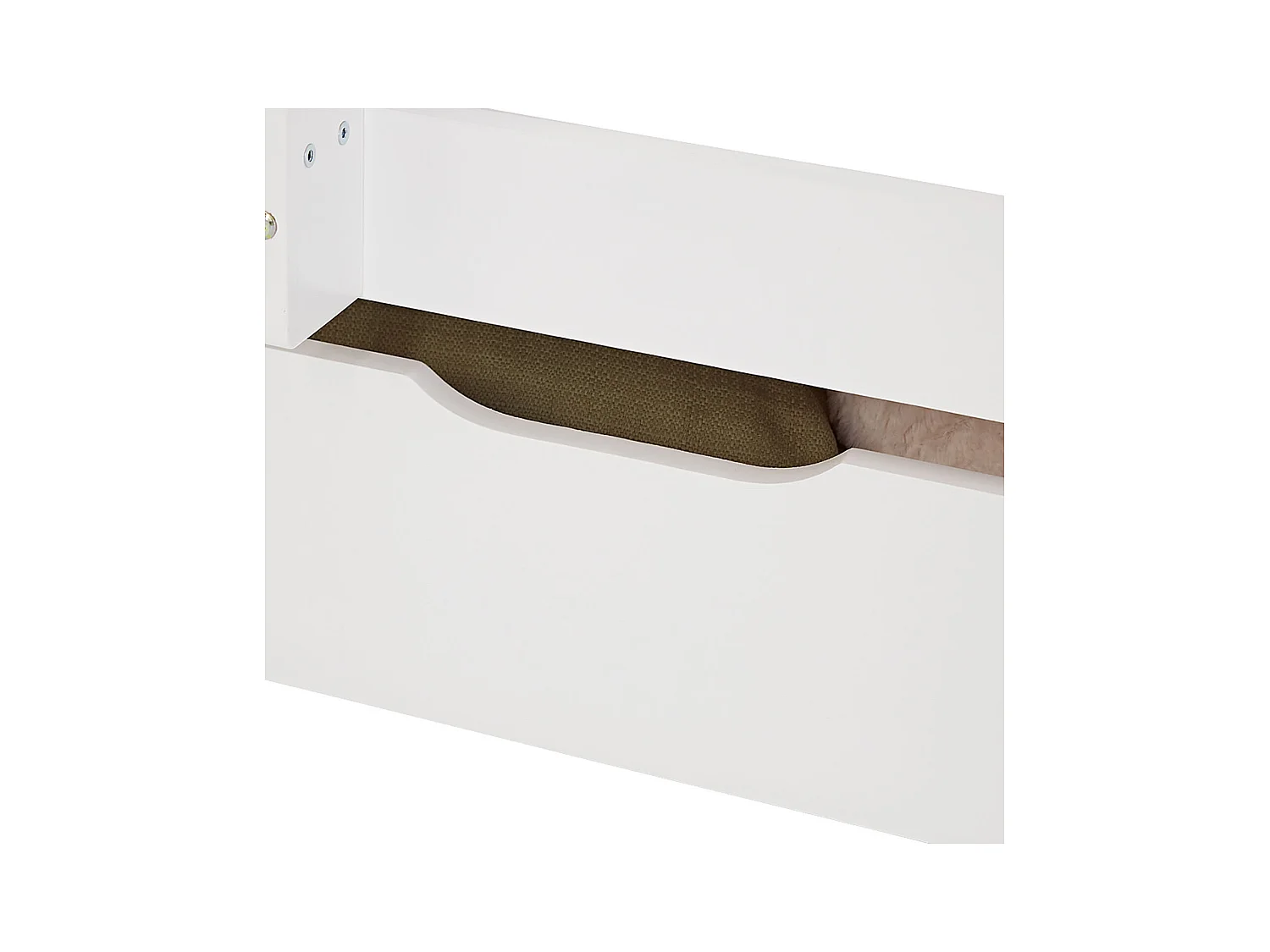 Etagenbett 90x200 cm weiß Massiv Kiefernholz