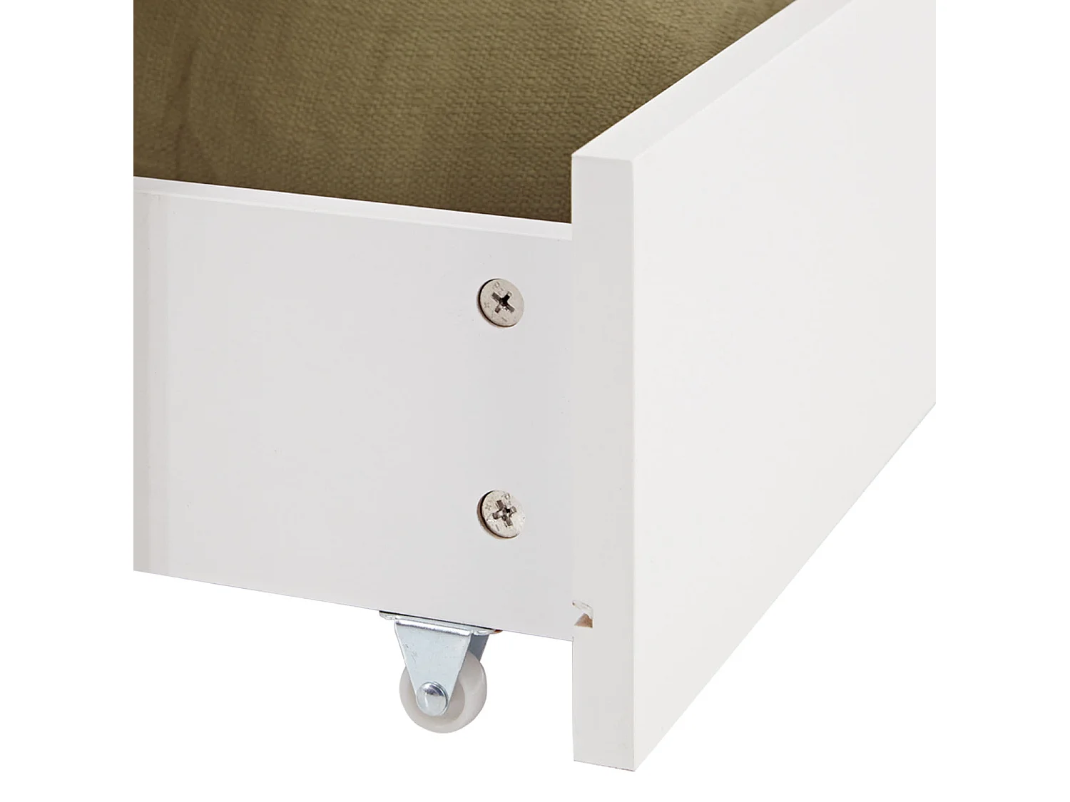 Beliche 90x200 cm branco Madeira Maciça de Pinho