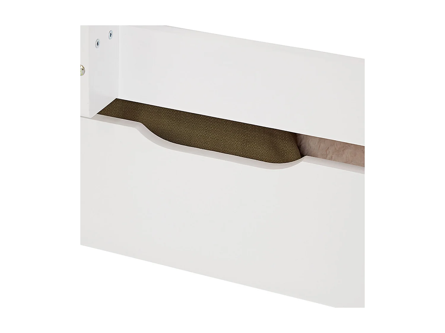 Beliche 90x200 cm branco Madeira Maciça de Pinho