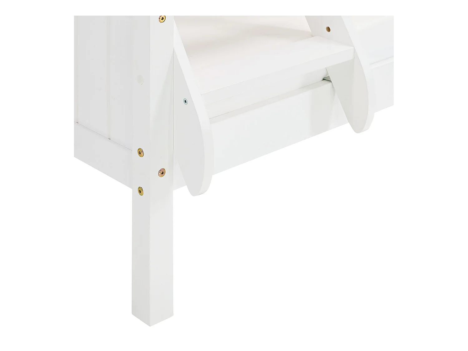 Kinderbed 90x200x140x200 cm wit