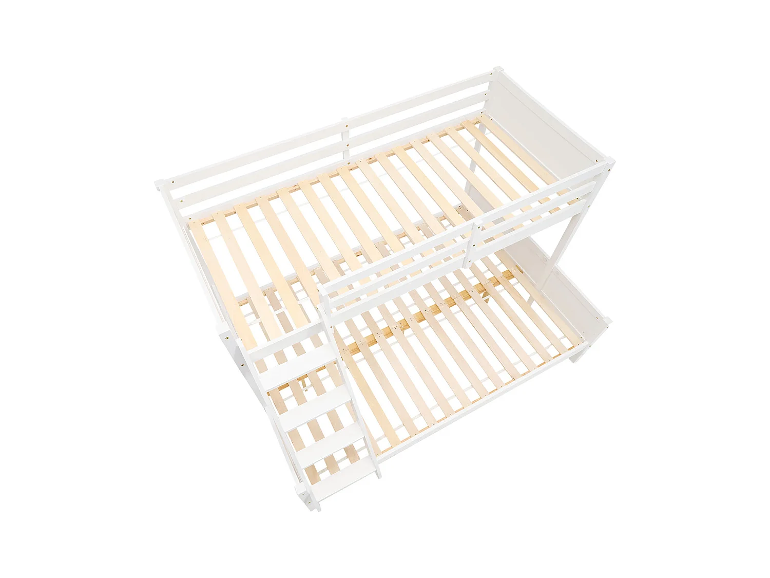 Kinderbed 90x200x140x200 cm wit