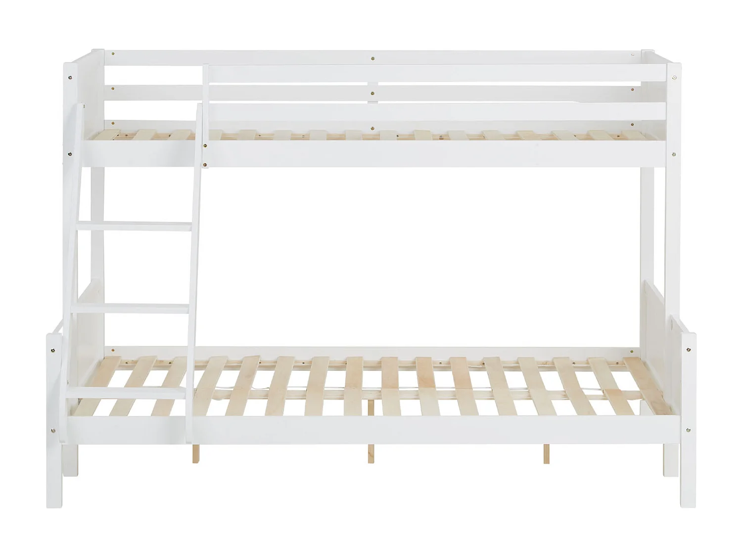 Lit enfant 90x200x140x200 cm blanc