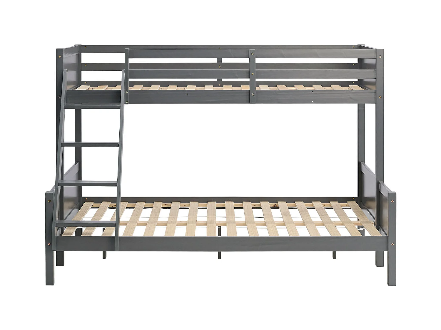 Etagenbett 90x200x140x200 cm grau