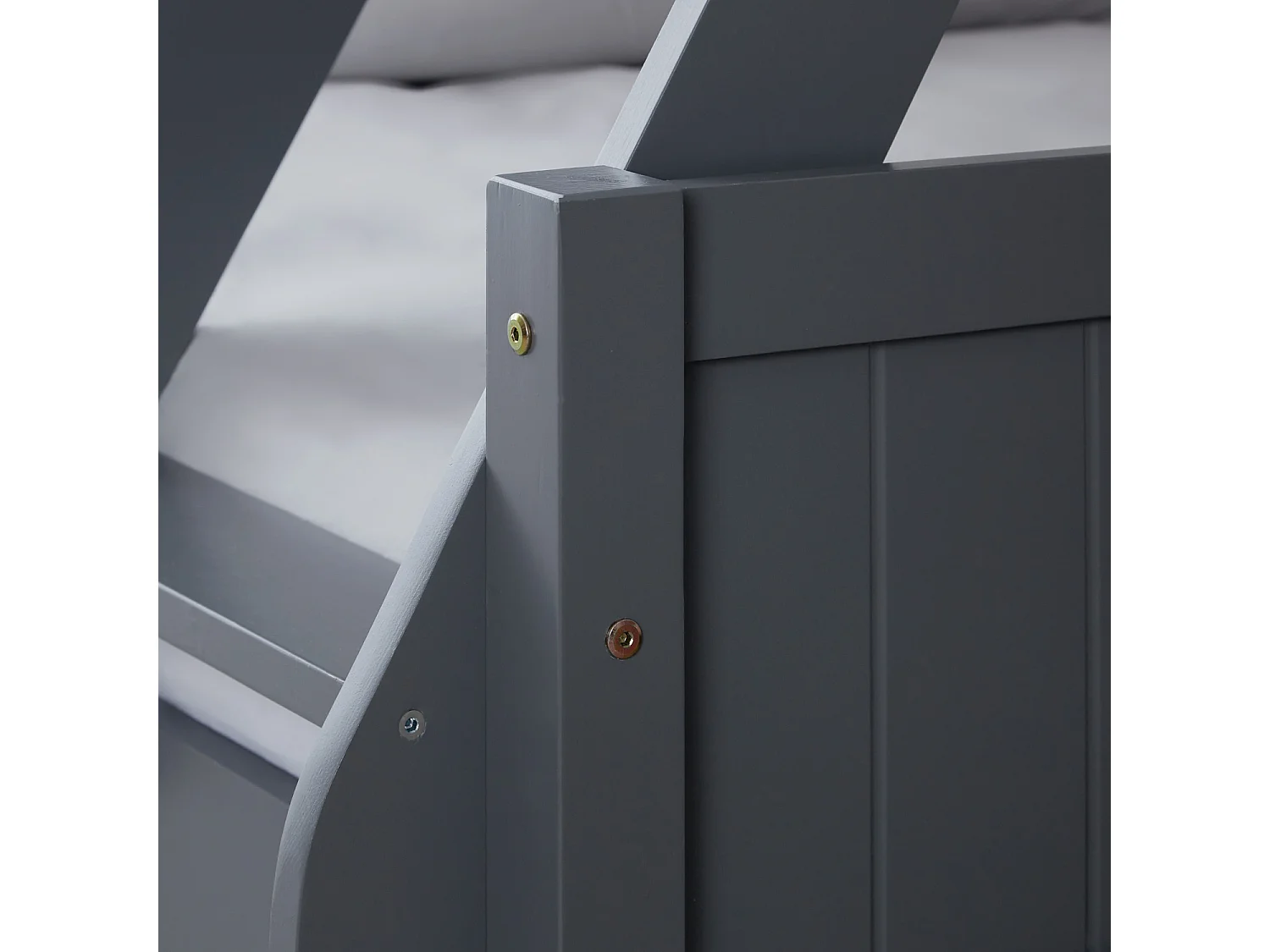 Lit superposé 90x200x140x200 cm gris