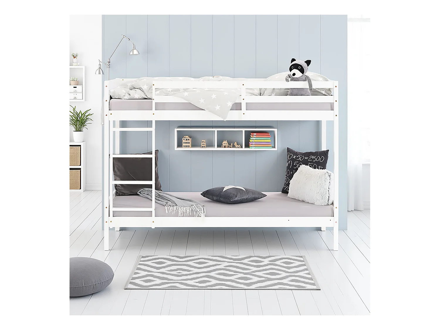 Etagenbett 207x150x96 cm weiß