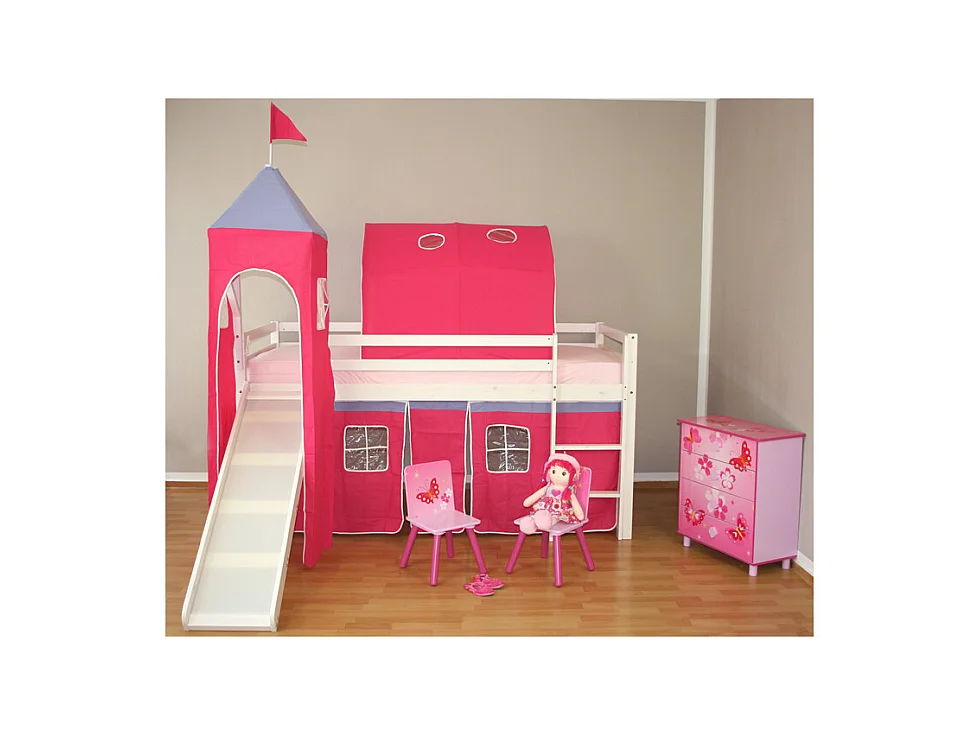 Etagenbett 208x110x97 cm weiß