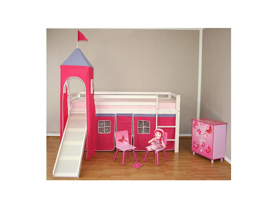 Etagenbett 208x110x97 cm weiß