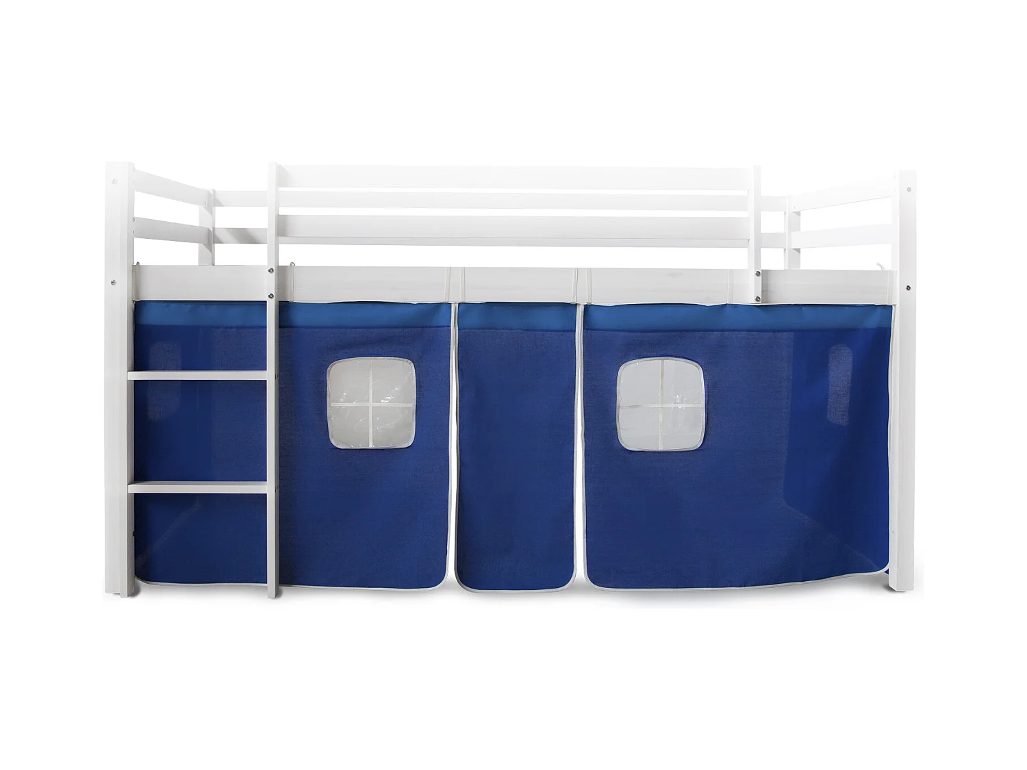 Bettvorhang 90x200x75 cm blau