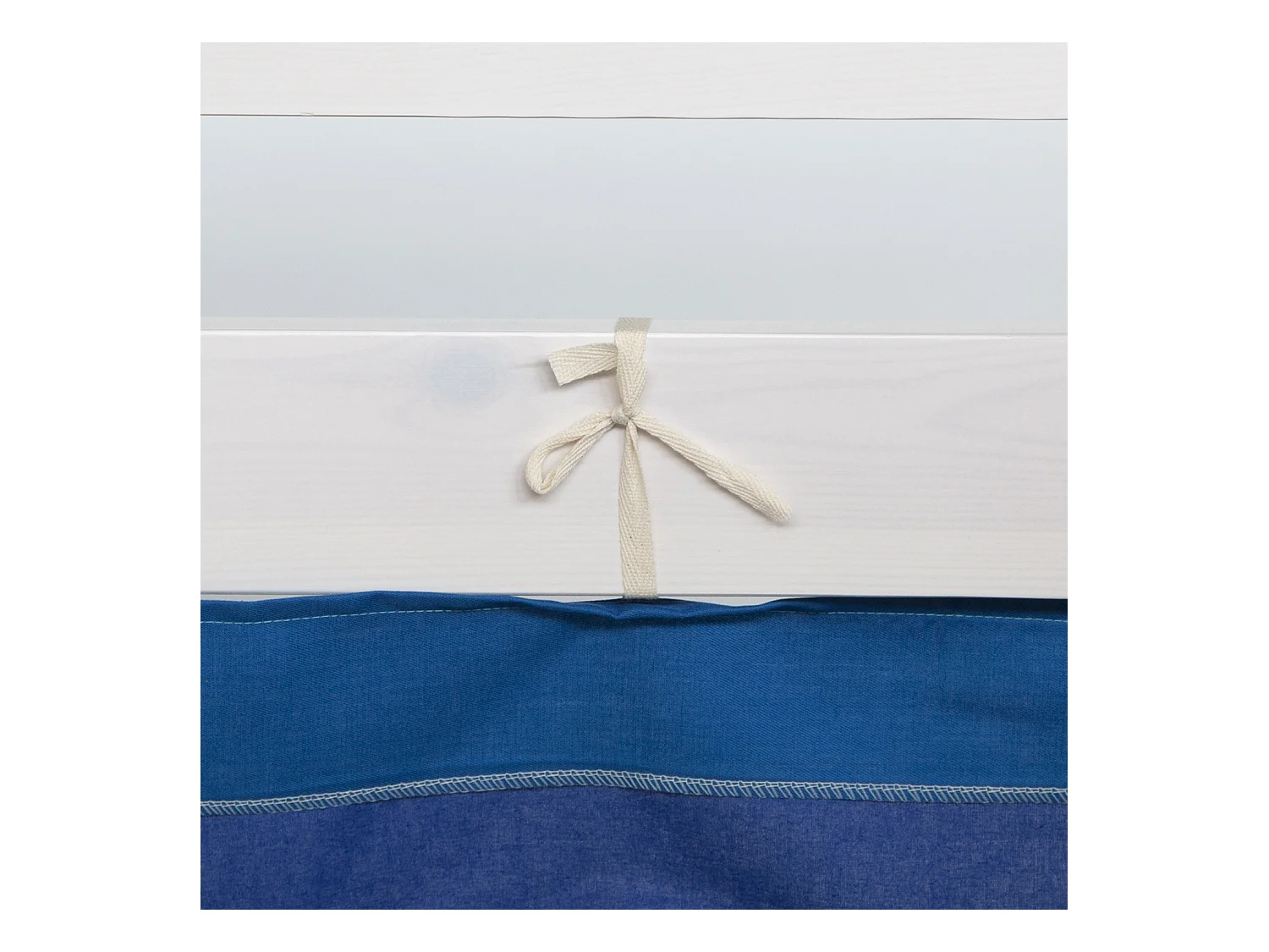 Bettvorhang 90x200x75 cm blau