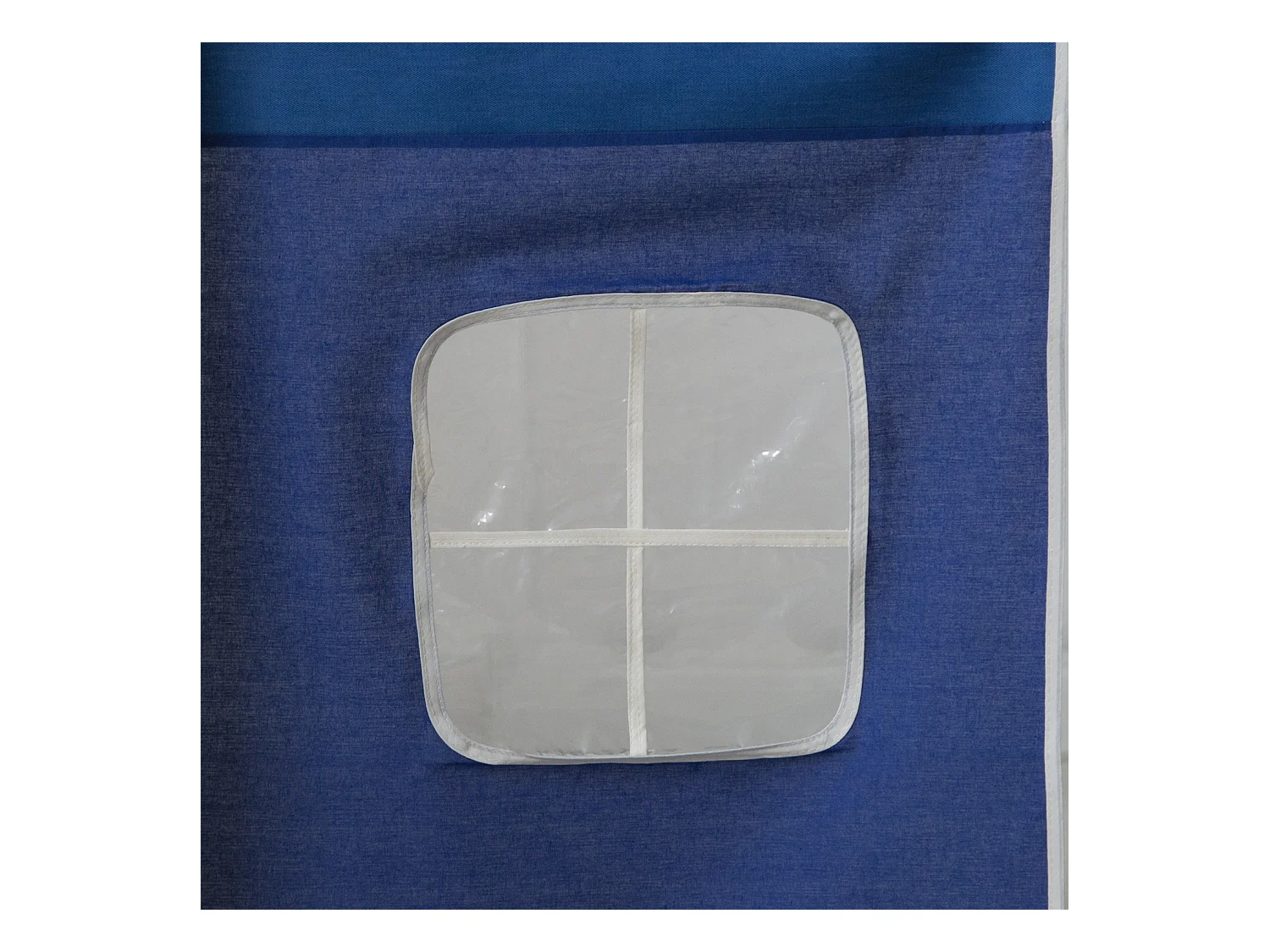 Bettvorhang 90x200x75 cm blau