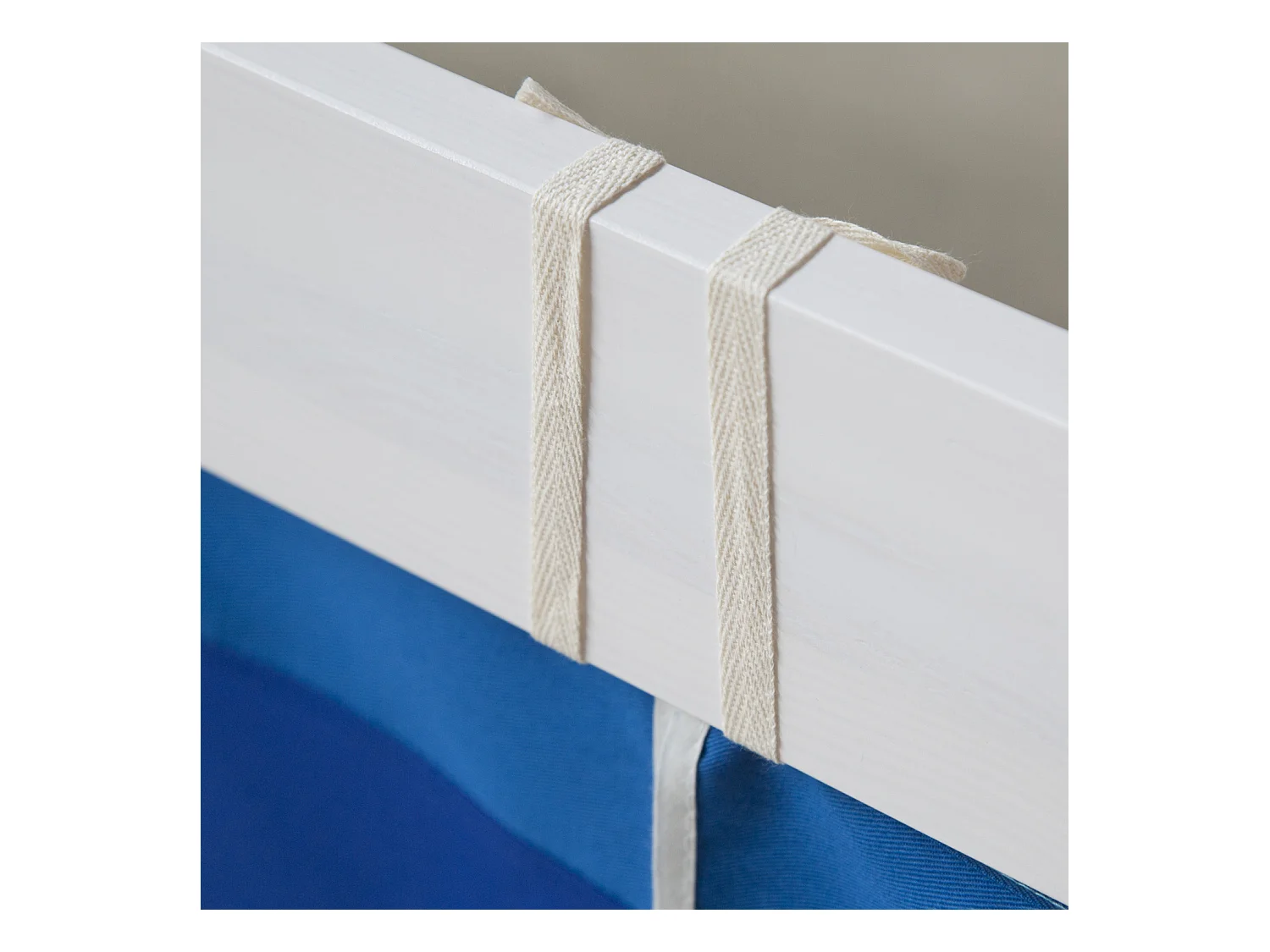 Bettvorhang 90x200x75 cm blau