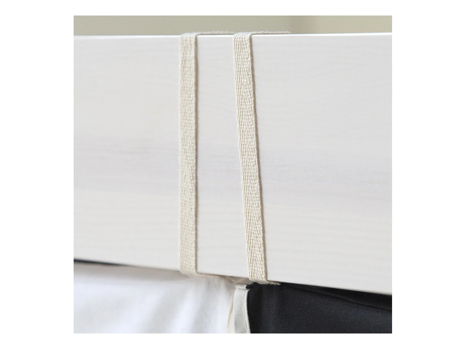 Bettvorhang 90x200x75 cm schwarz