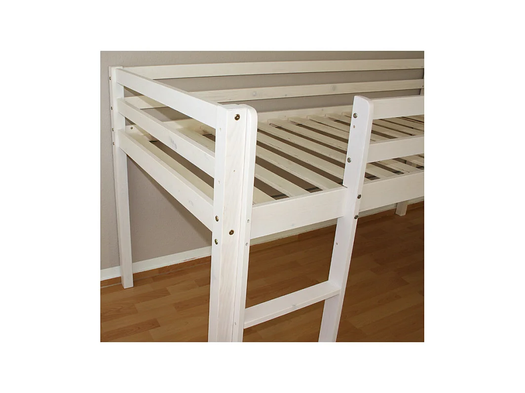 Kinder-Etagenbett 208x110x97 cm weiß Pirat