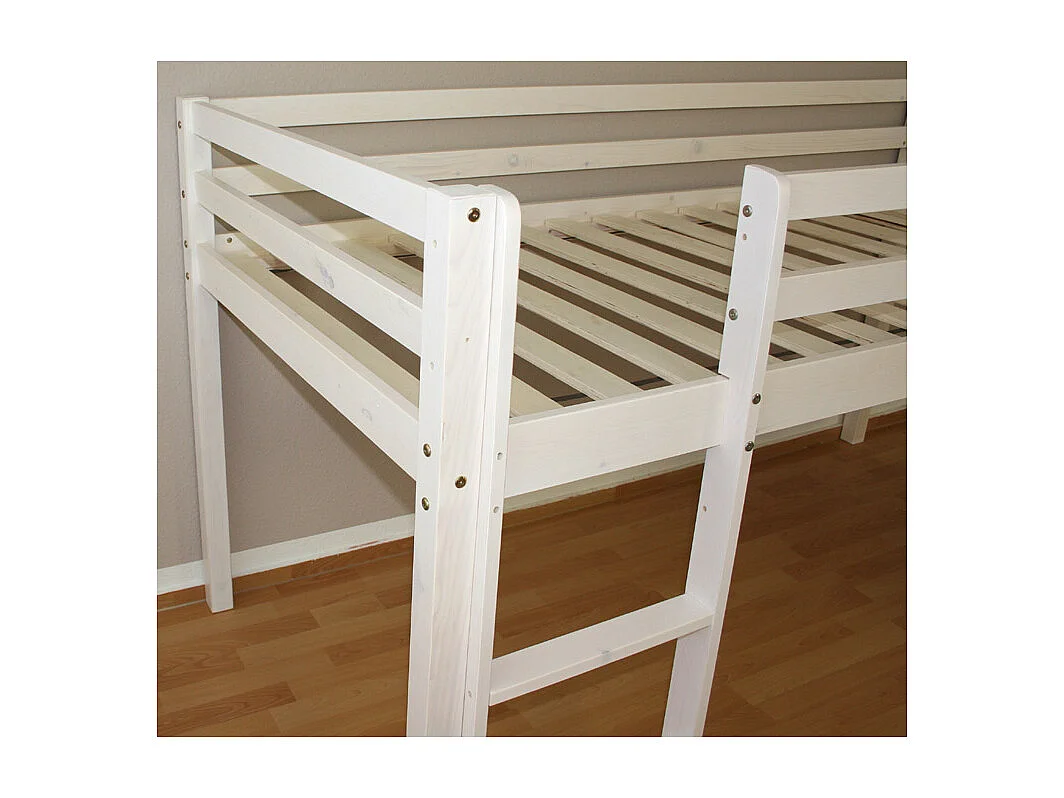 Kinder-Etagenbett 208x110x97 cm weiß Pirat