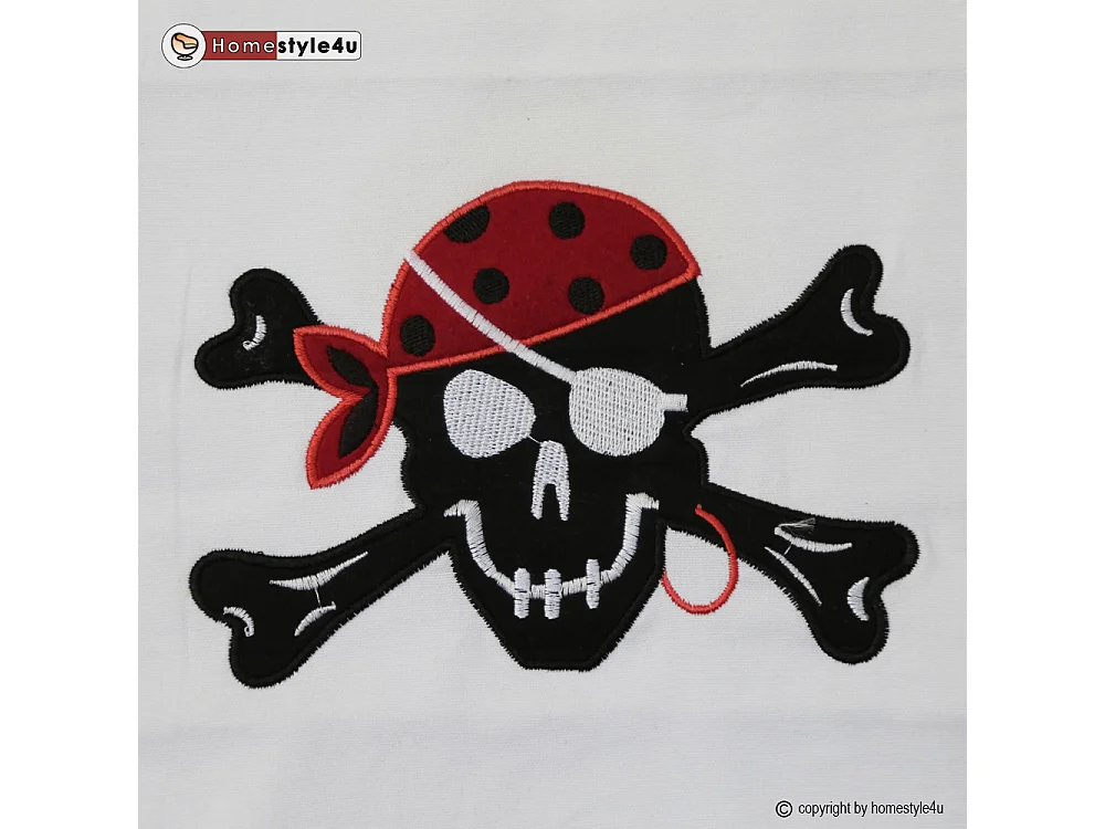 Kinder-Etagenbett 208x110x97 cm weiß Pirat