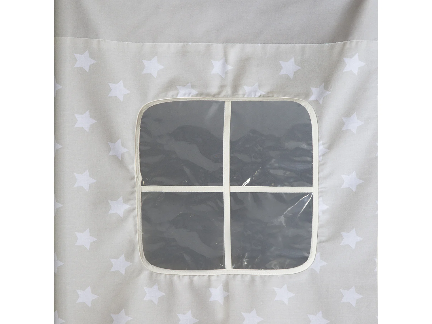 Lit pour enfants 90x200 cm Gris Toboggan Tunnel Pin massif Rideau