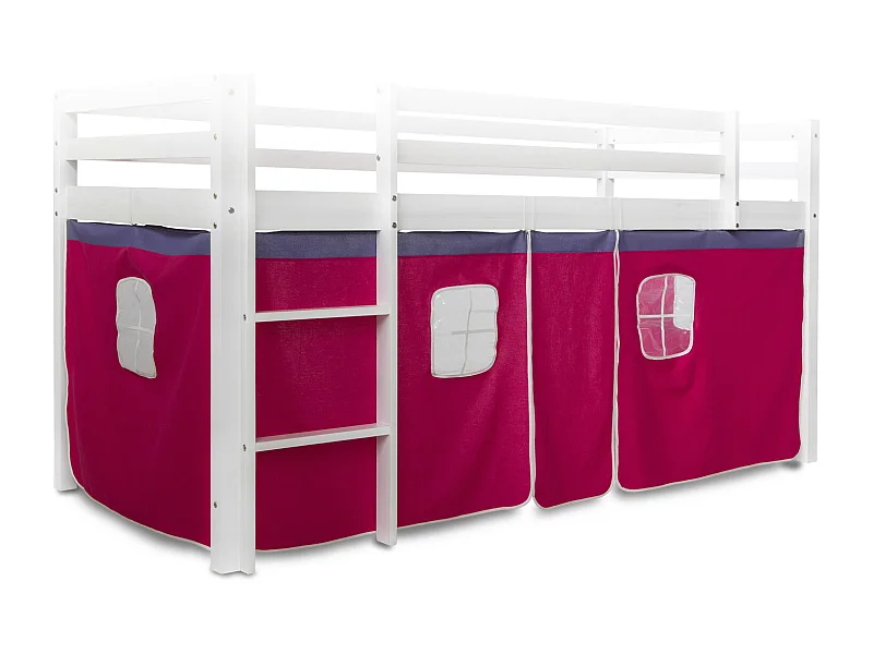 Bettvorhang 90x200 cm Rot