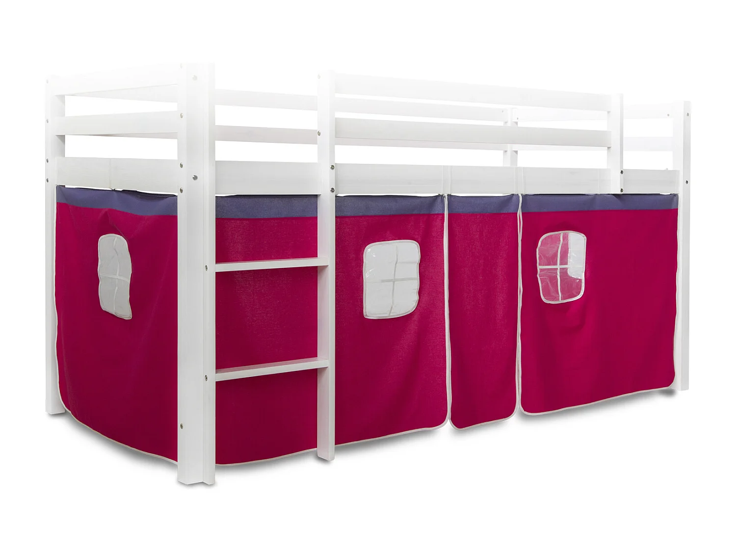 Bettvorhang 90x200 cm Rot