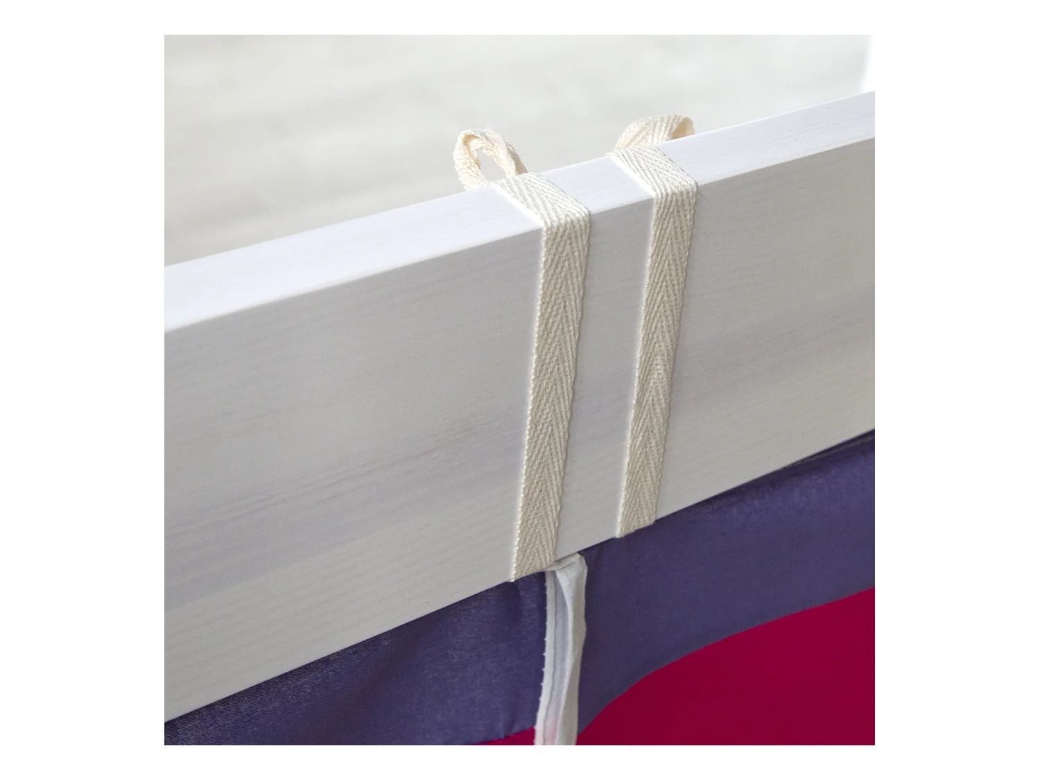 Bettvorhang 90x200 cm Rot