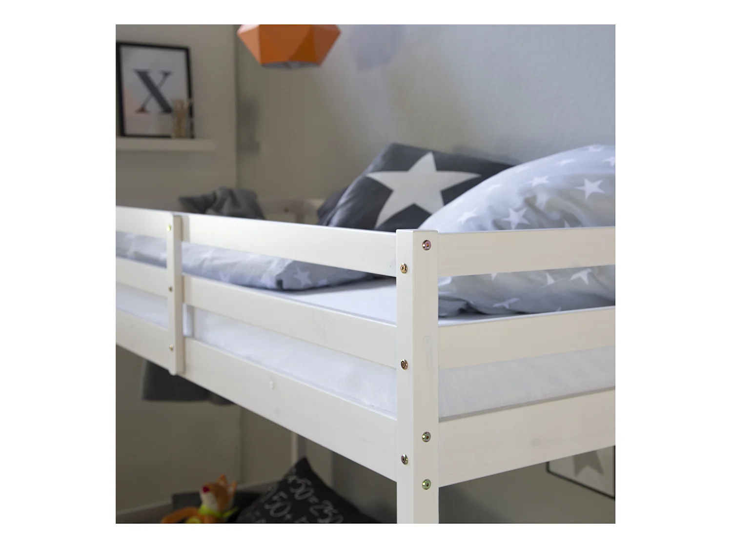 Etagenbett 207x150x96 cm weiß